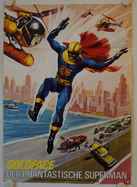 Goldface - Der phantastische Superman originales deutsches Filmplakat